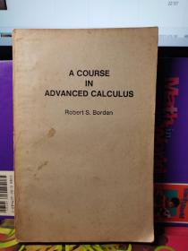 a course in advanced calculus  英文版