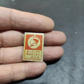 毛主席像章，虚心使人进步，骄傲使人落后，品相看图自定