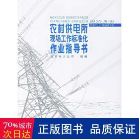 农村供电所现场工作标准化作业指导书 水利电力培训教材 北京电力公司  组编  新华正版