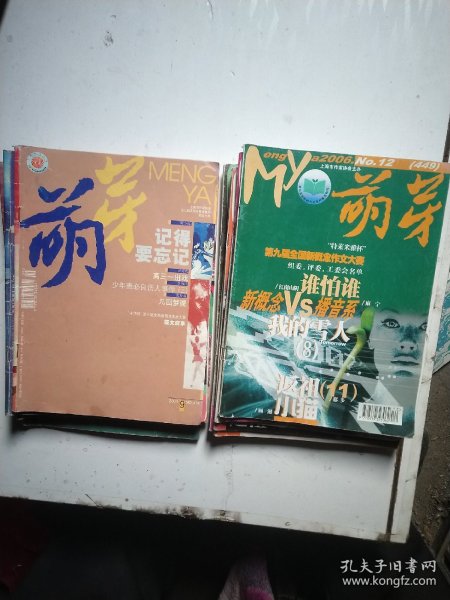 【改价后下单】萌芽:2004年六本，2006年八本，共14本。具体按标注顺序见图片。每本1.95元。合售也零售(至少要六本)