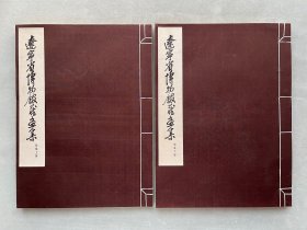 珂罗版《辽宁省博物馆藏画集续集》（ 布面线装上、下二册全）文物出版社 品相如图