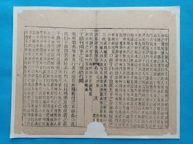 古籍散页《论语集注本义汇参》一页，编号 18，尺寸：32*25厘米，这是一张古籍散页，不是一本书，轻微虫蛀破损，已经手工托裱，本店所有作品全都是实售价格，不议价不包邮，看好直接下单即可，选好作品后统一付款，一百件之内自动合并邮资。