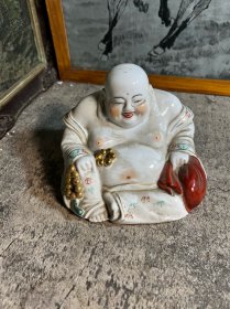 80年代左右，景德镇弥勒佛一座y