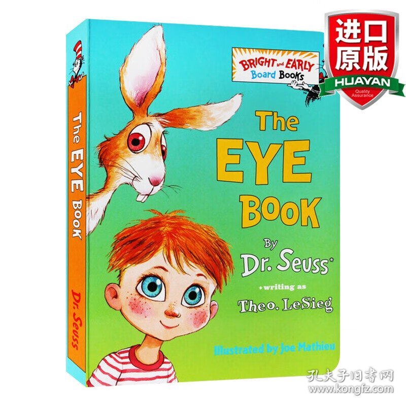 英文原版 The Eye Book 宝宝身体认知 眼睛书 纸板书 英文版 进口英语原版书籍