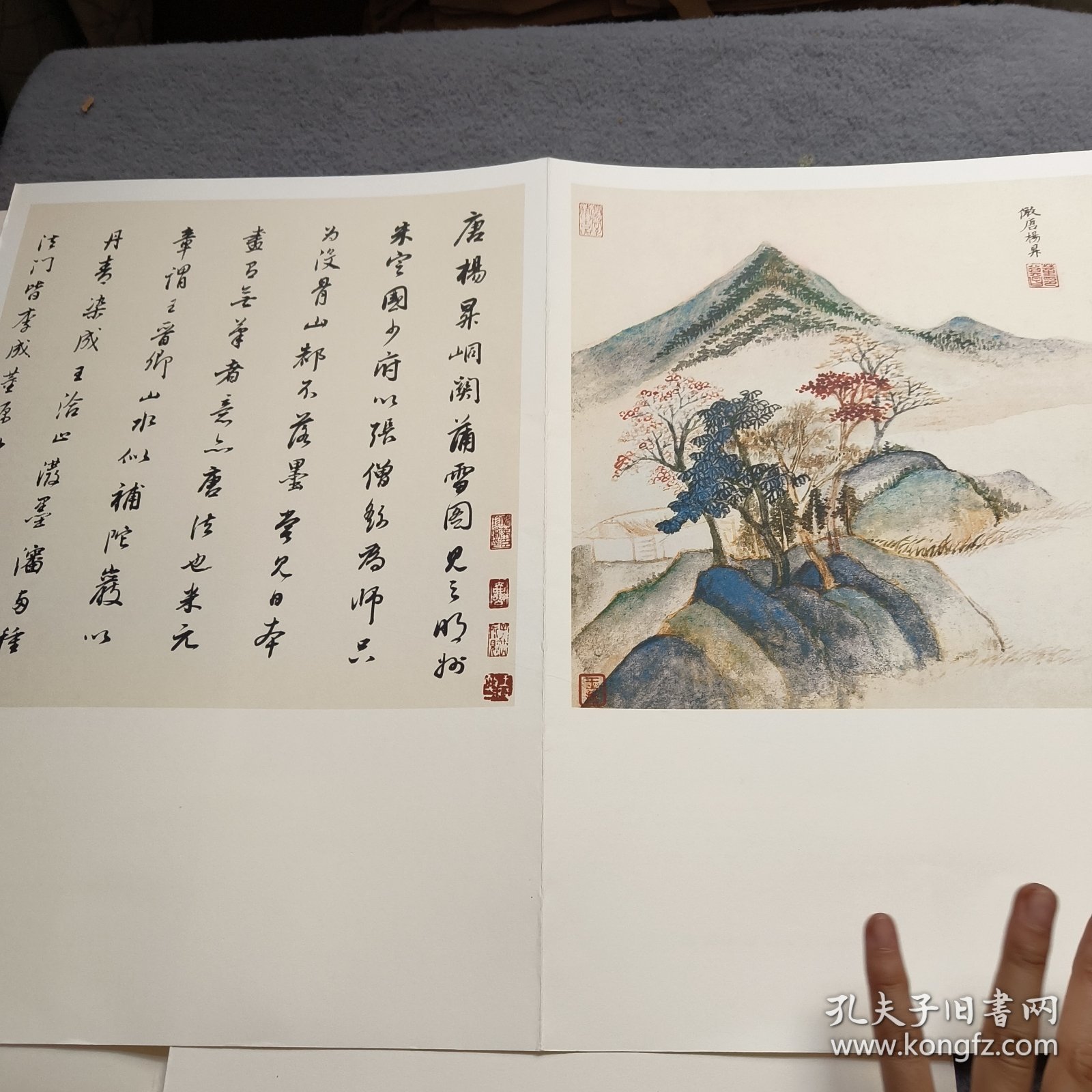 范本传真·中国高等艺术院校教学范本：董其昌仿古山水册（明）