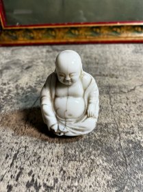 民国老琉璃雪花膏瓶子，磕
