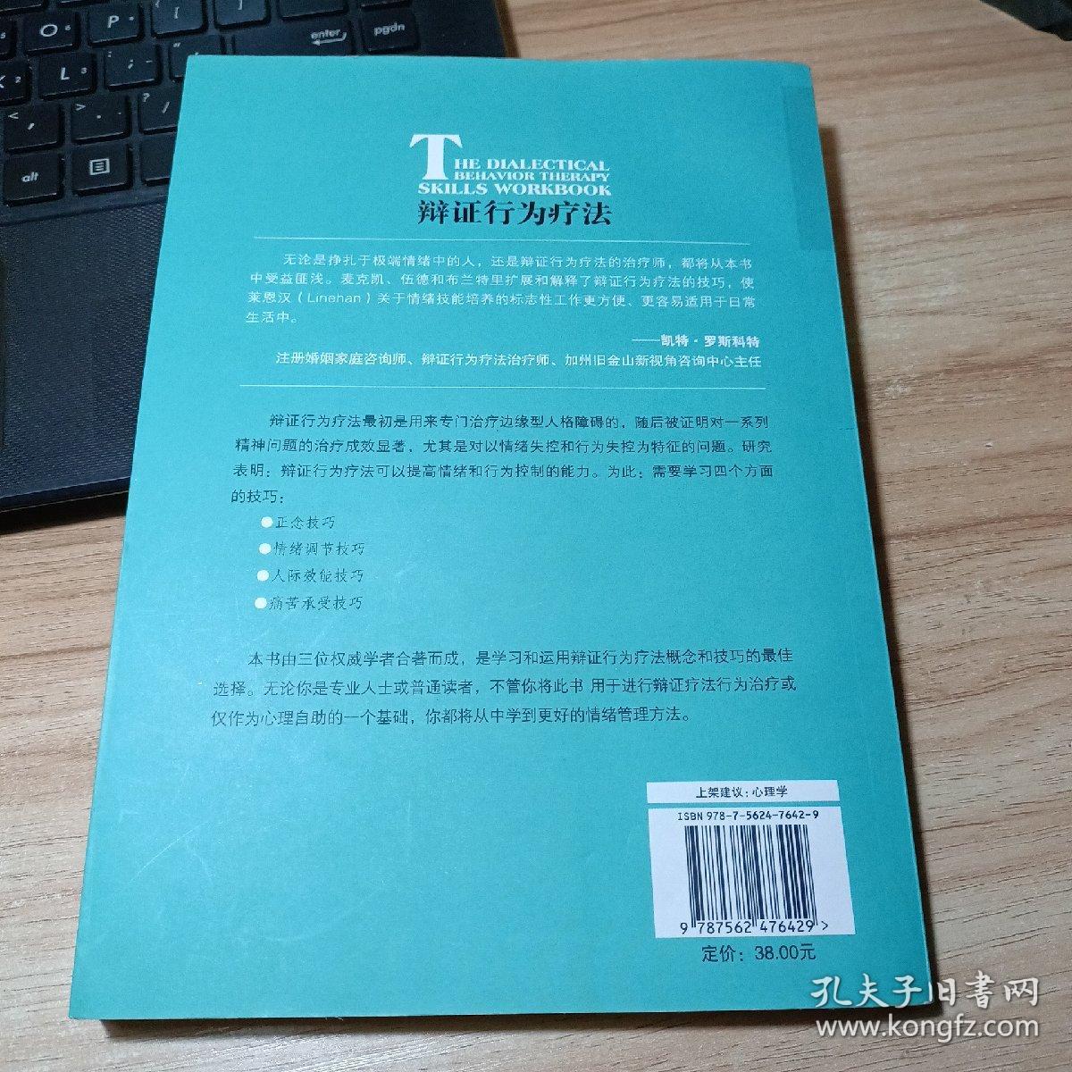 辩证行为疗法：掌握正念、改善人际效能、调节情绪和承受痛苦的技巧