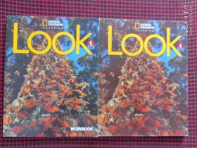 保正版！美国国家地理少儿英语教材： NATIONAL GEOGRAPHIC LOOK1 workbook+练习册（共2册合售）
