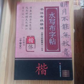 名碑名帖临摹合一丛书. 书法考级精练水写布字帖：智永楷书《千字文》