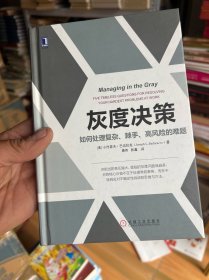 灰度决策：如何处理复杂、棘手、高风险的难题