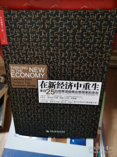 在新经济中重生：来自25位世界顶级商业思想家的忠告