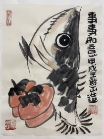 王憨山～国画作品。
【尺寸】45/35
【供货】220元
【质地】老宣纸
【备注】
【包邮】