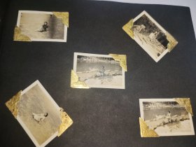 民国上海中山公园旗袍美女老照片一组(一起来的，仅供参考，购者自辨)