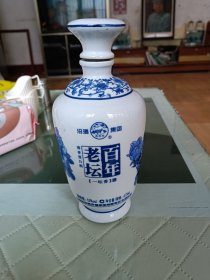 汾酒清花瓷酒瓶，景德镇陶瓷，全品