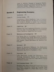 Handbook for Radio Engineering Managers 〔无线电工程管理人员手册〕〔目录见图〕