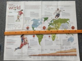 National Geographic国家地理杂志地图系列之2006年6月 Soccer Unites the World 足球地图