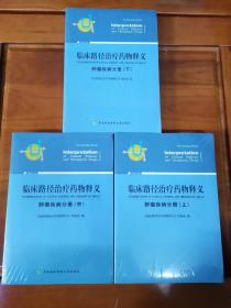 临床路径治疗药物释义 肿瘤疾病分册(上中下) 2018年版