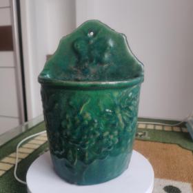 铜官窑绿釉筷筒