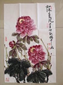 著名女画家邢鸽平花鸟画精品