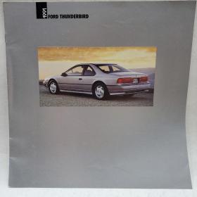1990年 FORD Thunderbird 福特 雷鸟 汽车  样本 目录 宣传册 画册