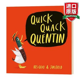 英文原版 Quick Quack Quentin  快速嘎嘎昆汀 英文版 进口英语原版书籍