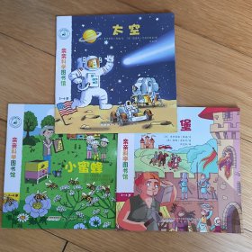 亲亲科学图书馆：小蜜蜂·太空·城堡(3本)