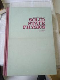 SOLID STATE PHYSICS