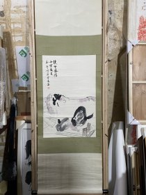陕西画家马云原装原裱品相如图，画芯尺寸：68x45厘米