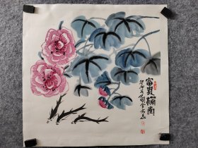 吴国会老师写意花鸟作品2，吴国会，1963年生于河北威县，河北国画院院士，曾获首届白石杯国际书画大赛三等奖