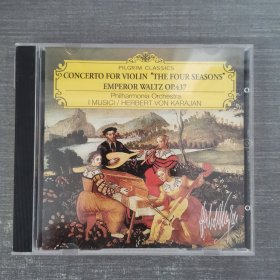 250光盘CD：CONCERTO FOR VIOLIN THE FOUR SEASONS 小提琴协奏曲《四季》 一张光盘盒装