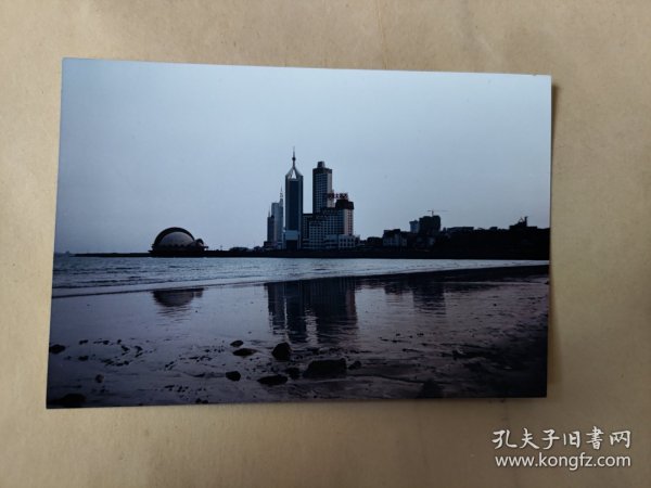 新疆组画 阴天的青岛海边