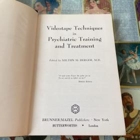 Videotape techniques in psychiatric training and treatment