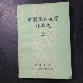 中国现代文学作品选二