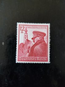 德国1939年元首生日纪念邮票 原胶贴票mlh，1全，雕刻版，非常漂亮。保真，包挂号，非假不退