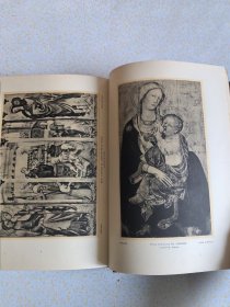 1928年珂罗版画册，意大利锡耶纳画派，皮革竹节，精装，20cm×26.5cm，1928年出版。包含256幅珂罗版画。