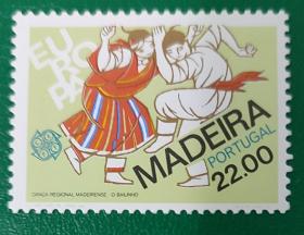 马德拉邮票 1981年欧罗巴-舞蹈 1全新