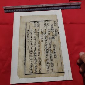 古籍散页（2）《中医古籍半筒页》23.2X15这是一张古籍散页筒子页半页，不是一本书，自然老旧，轻微破损，详见细节图，底部用七八十年代纸点裱，本店作品都是实售价格，不做任何虚标价格，不包邮、不议价，看好直接下单即可