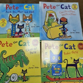 Pete the Cat 皮特猫 系列图中4本合售