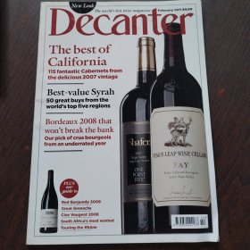 Decanter 2011 .2红酒 葡萄酒杂志
