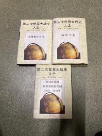 第二次世界大战史大全：战时中东、大战和中立国、四国对德国和奥地利的管制1945－1946年(3本合售)