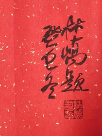 中书协会员   四川书协理事   林*峤   书法横幅   最美志愿者   保真