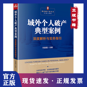 域外個人破產(chǎn)典型案例深度解析與實務(wù)指引 9787519784041