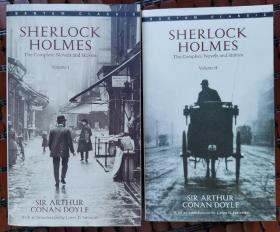 Sherlock Holmes：The Complete Novels and Stories Volume 1&2【福尔摩斯探案全集】全2册 英文原版