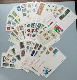 1995年集邮总公司首日封全套，共38枚，含2个型张封  （未含世乒赛和桂花无齿）。实物拍摄，按图发货。