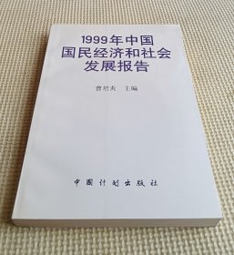 1999年中国国民经济和社会发展报告