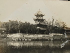 民国四川成都风景老照片望江楼(私人拍摄)