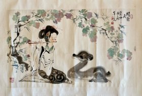赵仁年(1939-2021）江苏阜宁人，海派画家