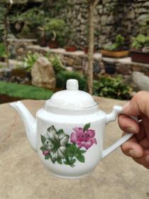 七十年代醴陵花卉小茶壶