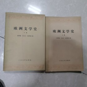 欧洲文学史上下册