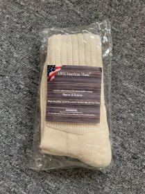 原装美国制造 高品质高质量 长筒棉麻袜 堆堆袜 MADE IN AMERICAN USA制品  长度：50cm  男女皆可穿